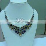 Silver Multi Necklace thumbnail-1