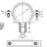 Rubber Pipe u Clamp Clip thumbnail-5