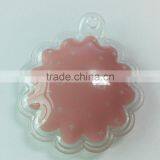 Custom Soft PVC Printed Flower Shape Down Coat Hang Tag thumbnail-1