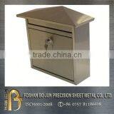 High Precision Customized Electroplating Finish Mailbox With Lock Sheet Metal Fabrication