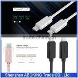 ROCK 3A USB 3.0 Type C to C Cable for Meizu Pro 6 Xiaomi Mi5 HUAWEI P9 Quick Data Sync 5GB Type C 3.0 USB Data Cables