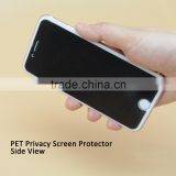New Arrive Anti Peek PET black screen protector for iphone6s