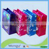 China Fancy Products Pvc Window Gift Paper Bag for Packaging With Ribbon Handles Supplier and Manufacture thumbnail-1