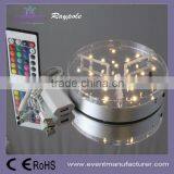 RGBW 15CM Round Flower Vase Base LED Table Centerpiece Decoration Light With Battery Powered thumbnail-5