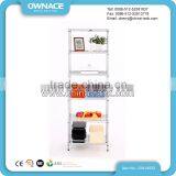 Easy Assemble Home Storage Steel Chrome Wire Shelf thumbnail-1