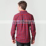 100% cotton flannel plain fabric for Men's shirts