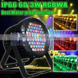 Outdoor 60*3W RGBWA Led Par Can Stage Light