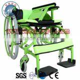 Green Manual Mobility Wheelchair for Disable Old Chair With CE Improval thumbnail-5