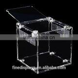 Acrylic Reptile Terrarium Habitat for Juvenile and Small Arboreal Tarantulas Chameleon Snails or Other Larval Reptiles thumbnail-3