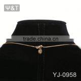 Natural White Rough Diamond Beads us Fashion Silver Plated Big Chunky Chain Dad Pendant Necklace thumbnail-2