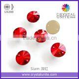 Rivoli Crystal Sew on Glass Beads Flat Back Rhinestones thumbnail-1