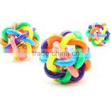 Hot Selling Promotional Pet Toys Colorful Bell Pet Ball For Dogs Dog Plastic Ball thumbnail-2