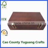 Wooden Home Garden Tool Kit Set Storage Box