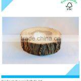 Rustic Natural Home Decoration Wooden Candle Holder Log Candle Holder thumbnail-1