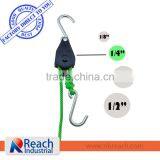 150LBS 1/4 Metal Gear S Hook Rope Ratchet Tie Down Tow Rope Boat Hanger thumbnail-1