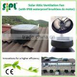 Solar Vent Fan Rechargaeble DC Exhaust Fan Roof Attic Fan Air Conditioning System thumbnail-1