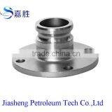 Stainless Steel Camlock Quick Coupler Round Falnge Type With Male thumbnail-1