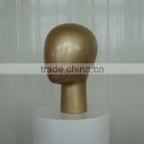 Golden Fiberglass Head Mannequin Display For Wig thumbnail-4