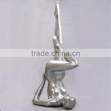 Factory Direct Price Silver Yoga Sports Female Mannequin for Display thumbnail-1