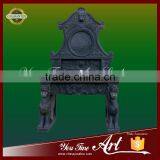Decoration Black Stone Marble Basin Indoor thumbnail-1
