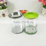 Clear PVC PET Can for Food Canning