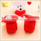 2pcs Christmas Santa Claus Slap Wristband Bracelet Kids Adult Circle Hand Ring thumbnail-2
