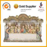 10.5"Resin religious statue last supper lighting arts and crafts