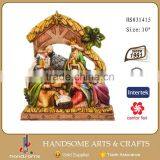 8 Inch Home Decoration Religious Items Jesus Birth Christmas Crib Nativity Set Statues thumbnail-6