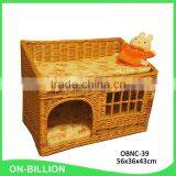 Wicker Oval Inner Cushion Wholesale Rattan Dog Bed thumbnail-5