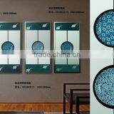 Framed Handmade Art Glass Wall Plates for Home Decoration thumbnail-2