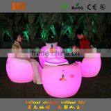 Glass Led Lighting Coffee Table , Glass Triangle Coffee Tables GF306