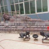 Bronze Reclining Buddha Statue thumbnail-1