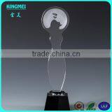 Wholesale Crystal Glass Angel Trophy for Gifts,crystal Oscar Awards thumbnail-3