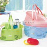 PP Plastic Basket With Handle/Storage Basket/food Basket thumbnail-5