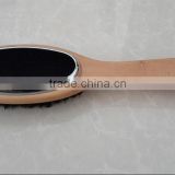 Double side wooden cloth brush