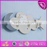 2017 New Design Beautiful Kids Wooden Decorative Hooks for Sale W09B074 thumbnail-4