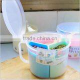 Custom One Big Box + 3 Samll Box Food-Grade Plastic Seasoning Container Storage Box Spice Case Supplier thumbnail-3