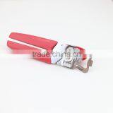 Red Plastic Handle Easy to Grip Can Opener Includes Bottle Cap Opener and Can Tab Lifter thumbnail-5