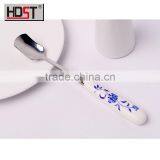 Popular Color Hot Selling Ceramic Handle Stainless Cutlery and Crockery Handle Flatware thumbnail-4