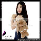 CX-H-15 Cute Rabbit Shape Women Genuine Rex Rabbit Fur Handbag thumbnail-1