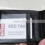 Fashion Golden Supplier Men Genuine Leather Black Luxury Wallet thumbnail-5