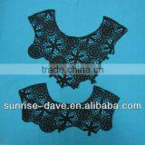 Wholesale Black Cotton Crochet Lace Collar Embroidery Flower Designs thumbnail-1