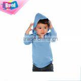 Infant Cotton Hoodies Kids Organic Cotton Fleece Hoodie Lightweight Baby Cute Pullover Sweatshirt Long Sleeve T Shirts Wholesale thumbnail-5