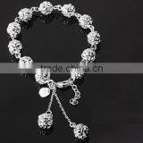 Zm33718a Girls Elegant Sliver Plated Hollow Hand Bracelet Ladies Jewelry Accessories thumbnail-4