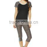 Custom Sports Gym Wholesale Fashion t Shirt for Women Yoga Running t Shirt thumbnail-4