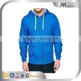 Kingwo Plain Royal Blue High Quality Pullover Hoodies With Drawstring thumbnail-1