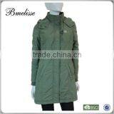 Denim Trench Coat for Women thumbnail-1