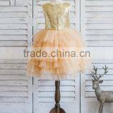 Wholesale Children's Boutique Flower Girls Dresses Sequin Tutu Dress Chindren Wear thumbnail-2