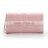 High Quality Women Leather Long Wallet Fashion Pure Color Clutch Bag Women thumbnail-1