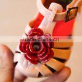 Floral Girl Summer Jelly Sandals, Flower Girl Melissa Sandals thumbnail-4